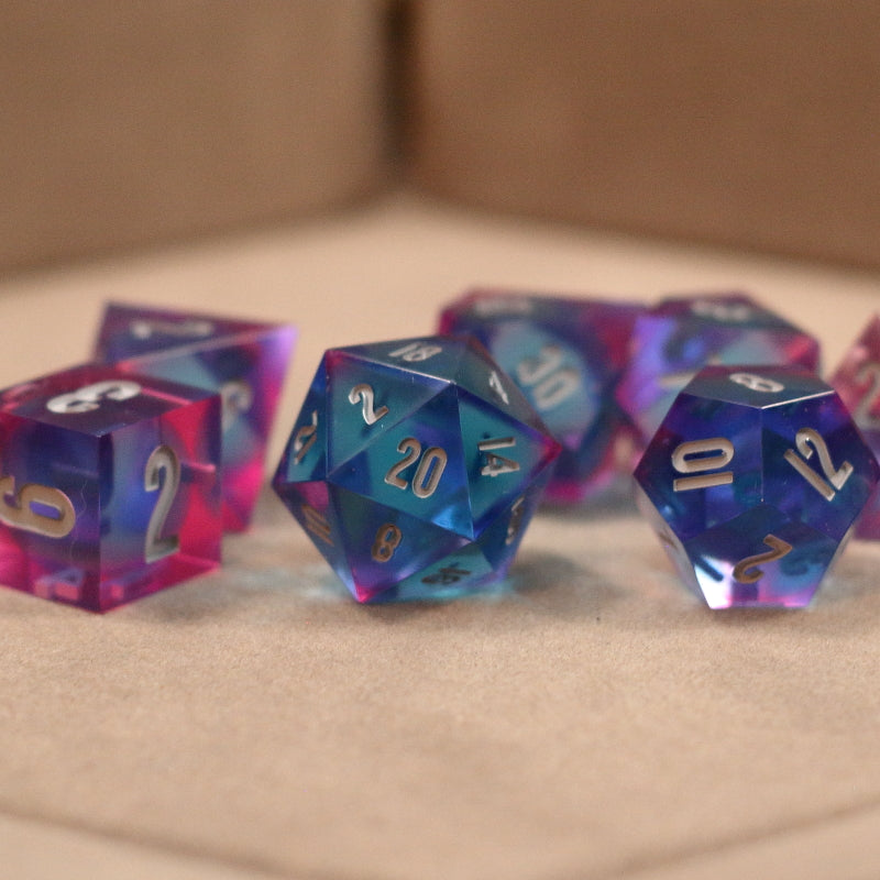 Portal Stone SphereCore Dice (Blue Core)